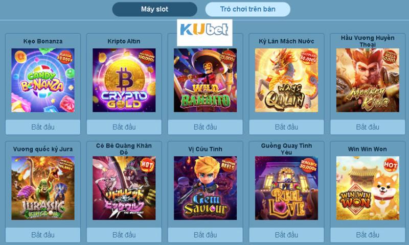 Slot game Kubet ăn tiền lớn